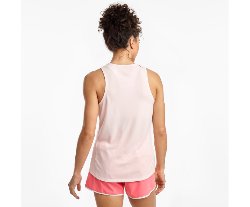 Saucony Stopwatch Singlet Women's Tanks Pink | AU 328HAPK